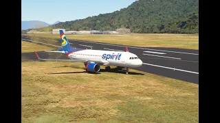 Crash landing of airbus a320 at Cairns Intl airport