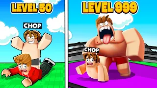 ROBLOX CHOP AND FROSTY COMPETE IN SUMO SIMULATOR CHALLENGE