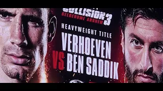 Rico Verhoeven vs Jamal Ben Saddik world heavyweight kickboxing title fight 23 october 2021 full