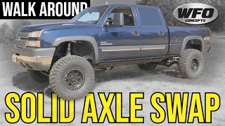 Solid Axle Swapped 2006 2500 HD Duramax Walk Around!