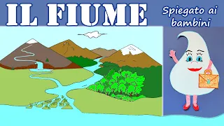 🏞 IL FIUME spiegato ai bambini (Lezione di Geografia 🌍)