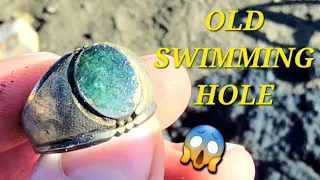 Metal Detector Finds Old Jewelry at a 1930's Swimming Hole