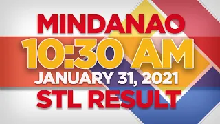 10:30AM STL Result Today January 31, 2021 MINDANAO STL Pares Swer2 Swer3 & Swer4.