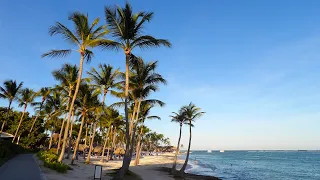 Club Med Punta Cana Dominican Republic 2K Vid / Last Day , Peaceful Morning Walk