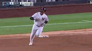 Willie Calhoun Hits First Yankee Home Run To Give Them The Lead Late!