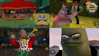 SpongeBob Movie Game - All Bosses (No Upgrades, No Damage) (HD 1080p)