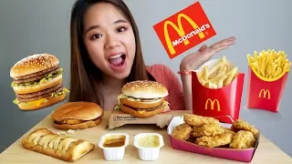 MCDONALD'S MUKBANG (First Time Trying Big Mac) | EATING SHOW