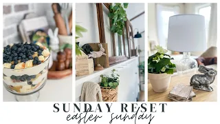 SUNDAY RESET // SPRING CLEANING AND EASTER PREP // CHARLOTTE GROVE FARMHOUSE