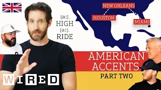Accent Expert Gives a Tour of U.S. Accents - (Part 2) REACTION!! | OFFICE BLOKES REACT!!