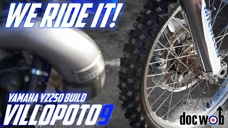 DOCWOB - We RIDE Ryan Villopoto's Yamaha YZ 250 VMXdN bike 2023 - Bike Build Part 2