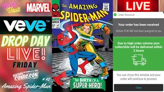 VeVe Drop Day LIVE - Amazing Spider-Man #42 Marvel Comics NFT Drop! NYCC 2022 - FA Mary Jane