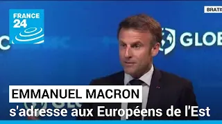 REPLAY - En Slovaquie, Emmanuel Macron s'adresse aux Européens de l'Est • FRANCE 24