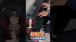 Itachi’s Theme - Senya Naruto Shippuden - Piano Cover with Violin #naruto #narutoshippuden #shorts