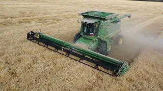 JD9610 Spring Wheat Harvest 2022