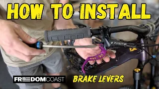 How to install the Freedom Coast brake levers on your TRP brakes