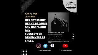 Kanye West makes it clear his art is not meant to harm 🎨👀