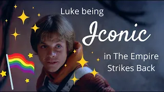 Luke Skywalker being ✨Iconic✨ in The Empire Strikes Back