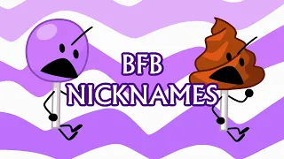 BFB Characters If They Were Their Nicknames