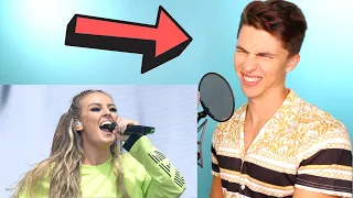 VOCAL COACH Justin Reacts to LITTLE MIX's Perrie Edwards - BEST Vocals Live