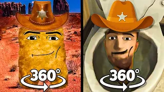 360º VR Gedagedigedagedo Vs Skibidi Toilet Gedagedigedagedo