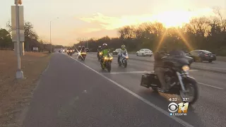 Police, Bikers Escort Girl To School In Stand Against Bullying