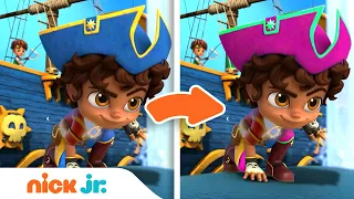 Spot the Difference Game #4 w/ Santiago of the Seas! | Nick Jr.