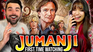 REACTING to JUMANJI (1995) IT'S AMAZING! Movie Reaction First Time Watching