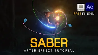 After Effects Saber Plugin Tutorial Particles line