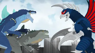 DinoMania - UNRELEASED animations | Godzilla and Dinosaurs cartoons - part 2