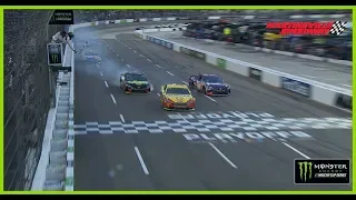 One to Go: Logano moves Truex for the win on last lap