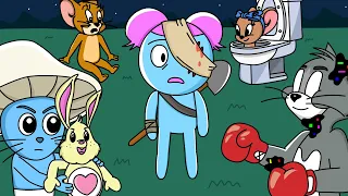 Corrupted Tom & Jerry 4 / Smurf cat / Skibidi Toilet Invasion (Animation)