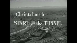Work Starts on Lyttelton Road Tunnel 1961