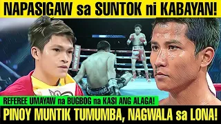 🥊NAPASIGAW sa SUNTOK ni KABAYAN! MUNTIK ng TUMUMBA ang PINOY, BUMAWI ng PATULUGIN ang KALABAN!