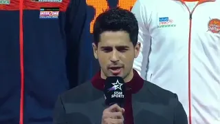 Sidharth Malhotra Singing NATIONAL ANTHEM of INDIA || HAPPY 74th INDEPENDENCE DAY| INDIA