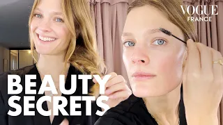 Constance Jablonski shares her secrets for getting the Parisienne "no makeup" look | Vogue France