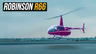 180. Самый дешевый газотурбинный вертолет на пять мест Robinson R66