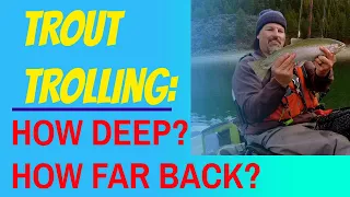 Trout Trolling Basics - Setback and Depth