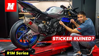 Dressing Up Our Yamaha R1M! Carbon Subframe Cover, Brake Lever Guard & More! | R1M Series Part 16