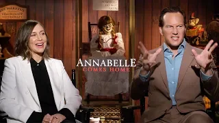 Vera Farmiga and Patrick Wilson Interview for Annabelle Comes Home