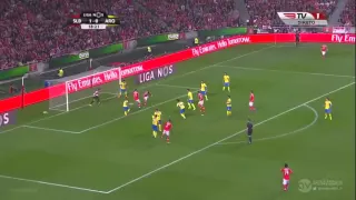 2 0 Kostas Mitroglou Super Backheel Goal  Benfica vs  Arouca HD