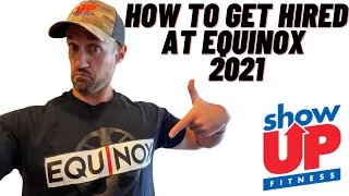 How to get hired at Equinox in 2021 | Show Up Fitness has helped over 100 trainers get placed at EQ