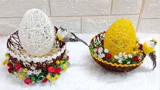 DIY 2- Easy Easter Egg Decoration idea step by step at home |DIY Low budget Easter décor ideas