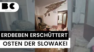 Slowakei: Erdbeben verursacht zahlreiche Schäden