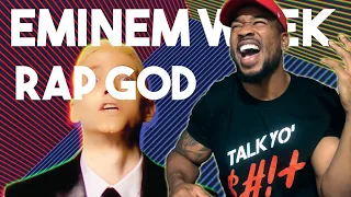 EMINEM WEEK#11 - RAP GOD - I NEVER REALLY "LISTENED" TO IT BEFORE