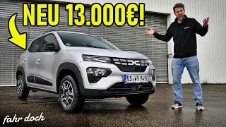 Spielzeug oder echtes Auto? DACIA SPRING NEU für 13 000Euro | Fahr doch