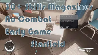 Starfield: Get 30+ Skill Books at the start of the game, combat free!  Timestamped!