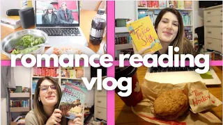 reading 3 romance books, book haul and is this book worth the hype?!| weekly reading vlog 🖤🪴