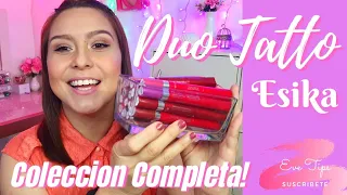 LABIALES DUO TATTO ESIKA a PRUEBA de TODO x HORAS?🔥PONGAMOSLO A PRUEBA!/ EVE TIPS