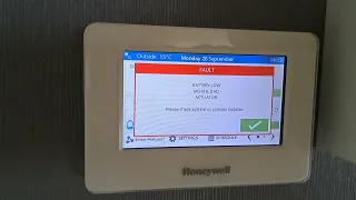 Honeywell Evohome Low Battery warning (example #1) - What to do