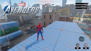 Spider-man Web Swinging Gameplay | Marvel's Avengers Game PS5